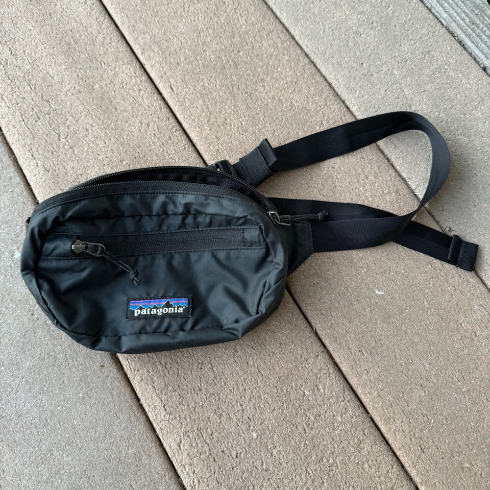 Patagonia Black Fanny Pack ultralight hip pack